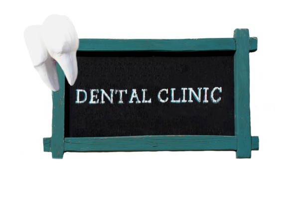 dental clinic sign with tooth