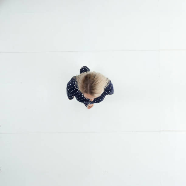 istock Caucasian female walking wearing pajamas 1204466499