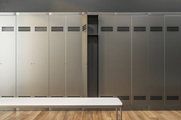istock Contemporary locker room interior 1204466754