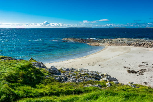 istock Remote White Sand Beach in Connemara in Ireland 1204472538