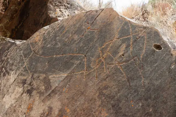 The Prehistoric Rock-Art Site of the Côa Valley is an open-air Paleolithic archaeological site located in a region of northeastern Portugal, near the border with Spain. They include thousands of engraved rock drawings of horses, bovines and other animals, human and abstract figures, dated from 22,000 to 10,000 years B.C.