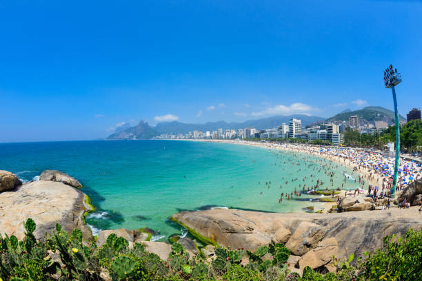 istock Ipanema Arpoador crowded beach Rio de Janeiro Brazil 1204478845