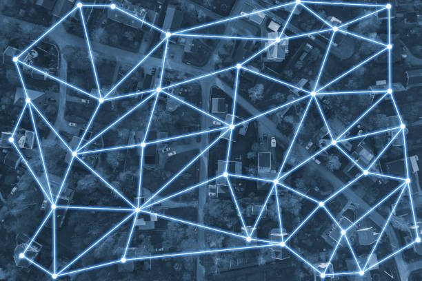 5G / wifi mesh internet network in villa area