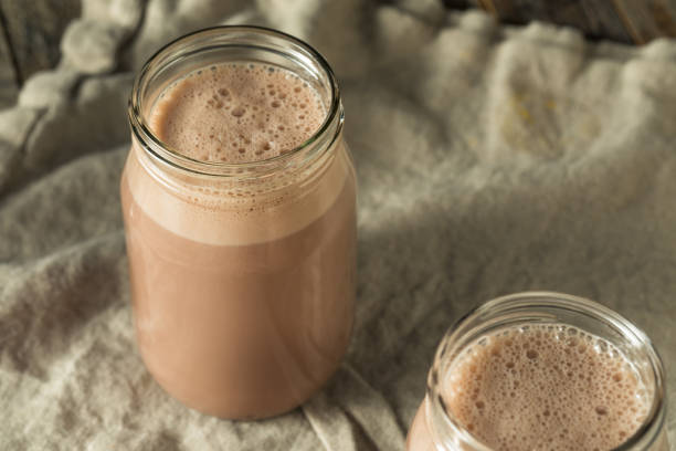 Homemade New England Chocolate Milk Shake Homemade New England Chocolate Milk Shake in a Glass chocolate shake stock pictures, royalty-free photos & images