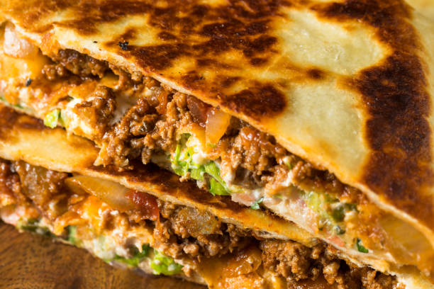 istock Homemade Beef Crunchwrap Quesadilla 1204482838