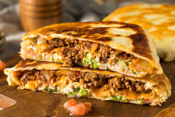 istock Homemade Beef Crunchwrap Quesadilla 1204483505