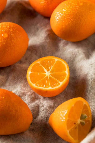 istock Raw Organic Orange Kumquat Mandarinquats 1204483585