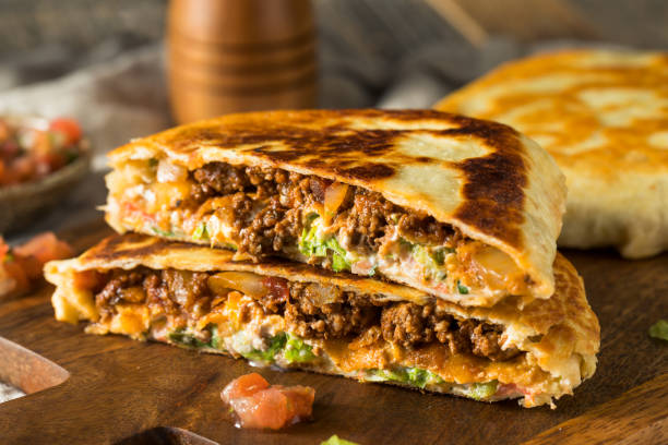 istock Homemade Beef Crunchwrap Quesadilla 1204483843