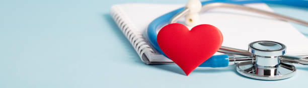 istock Healthcare concept - Stethoscope and a heart 1204485271