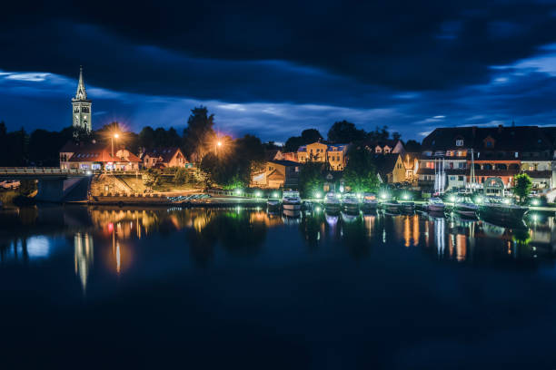 istock Panorama of Mikolajki 1204486515