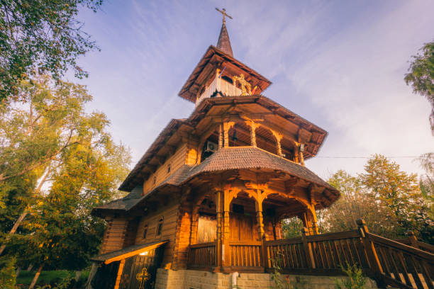 istock Wooden church in Soroca 1204486589