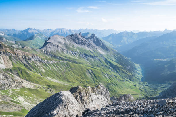 istock Idyllic summer landscape in the Alps 1204488998