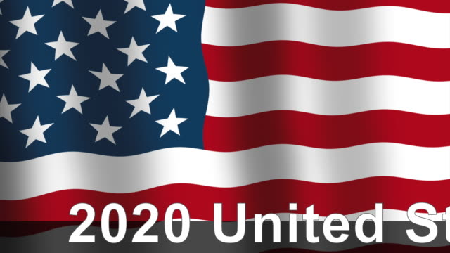 Running news text saying 2020 United States presidential election