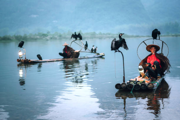 istock Traditional Chinese Fisherman, Li River 1204494367