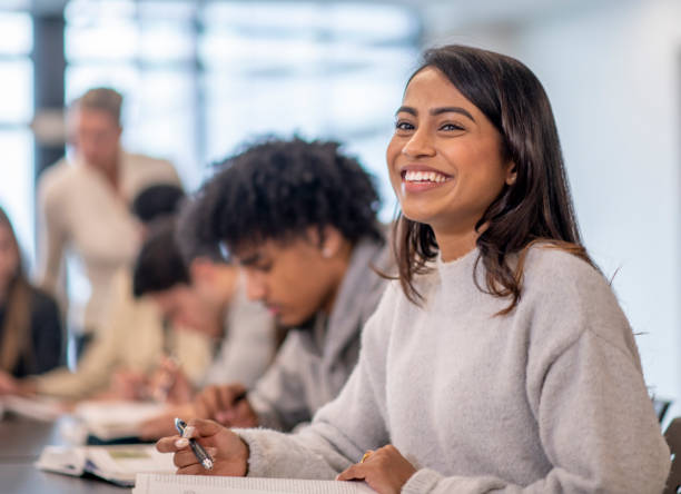 istock University Students in Class stock photo 1204496828