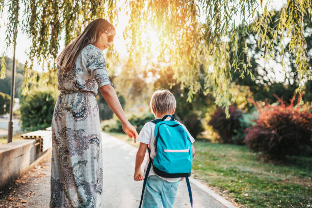 istock Little boy enjoying with his mum. 1204496863