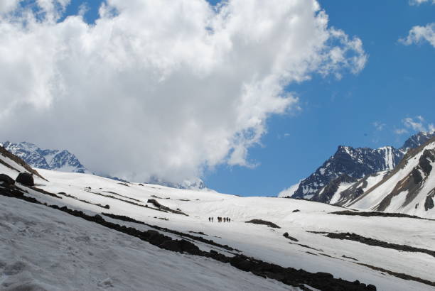 istock Landscape of mountain snow and nature 1204498152