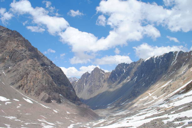 istock Landscape of mountain snow and nature 1204498155