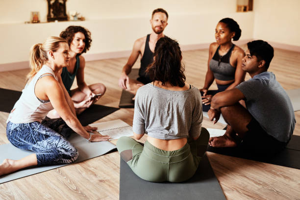 istock Book your spot in yoga class 1204500588