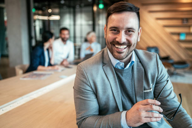 istock Businessman in the office 1204501314