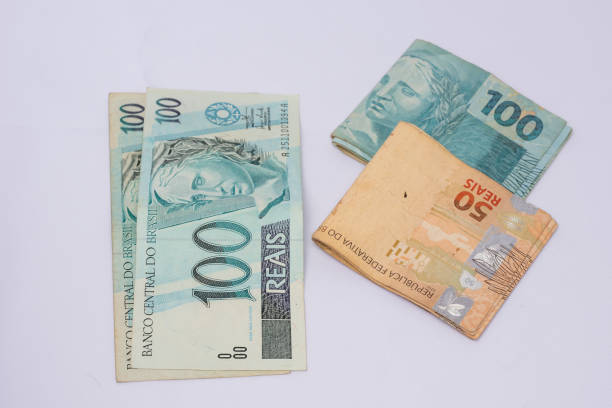 istock Brazilian money banknotes 1204502535