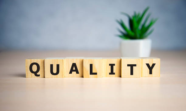 istock Quality word on wodden blocks. business concept. 1204505968