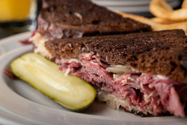 istock Reuben sandwich with pastrami (Click for more) 1204509734