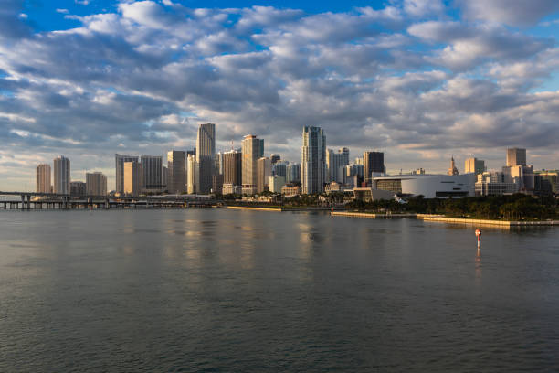 Miami skyline seen from the MacArthur Causeway