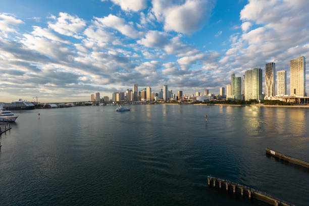 istock Miami skyline at sunrise, Florida, USA 1204516943