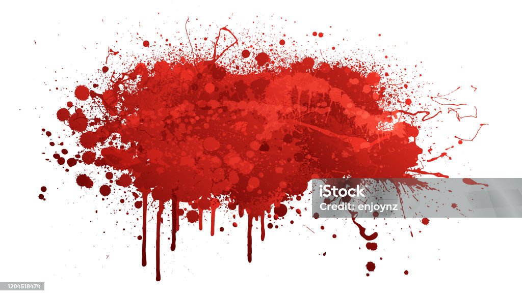 Red Paint Splash Stock Illustration - Download Image Now - Blood, Spray,  Splashing - iStock