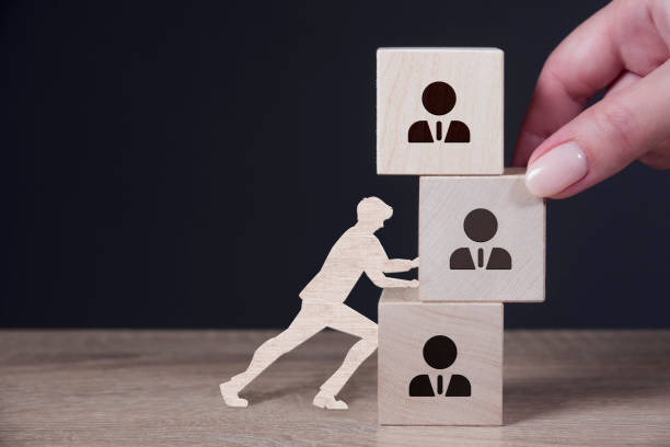 istock Business, Technology, Internet and network concept. Human Resources HR management recruitment employment headhunting concept 1204523389
