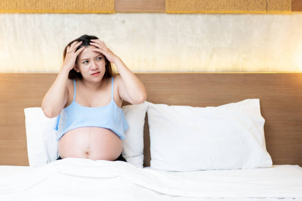 istock Upset pregnant woman 1204526339