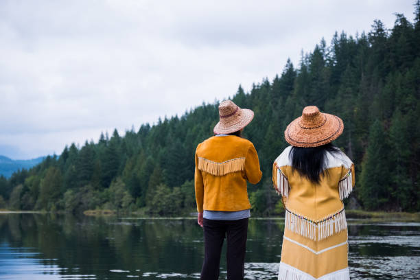 istock First Nations Women in Traditional Clothing 1204530415
