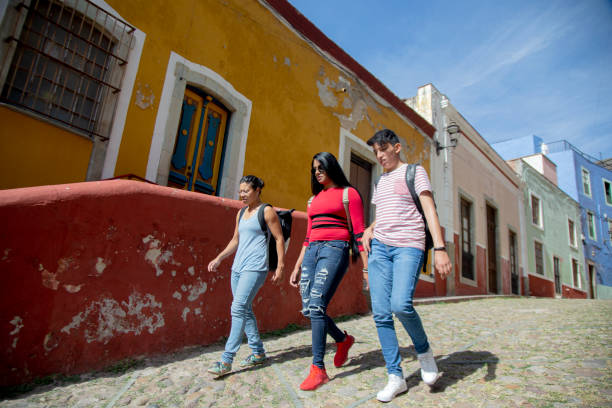 istock Friends strolling around Guanajuato, Mexico 1204531045