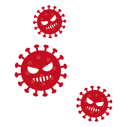 Vector illustration of new coronavirus