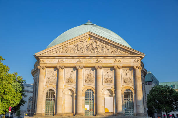 istock St. Hedwig's Cathedral on the Bebelplatz in Berlin, Germany 1204533239