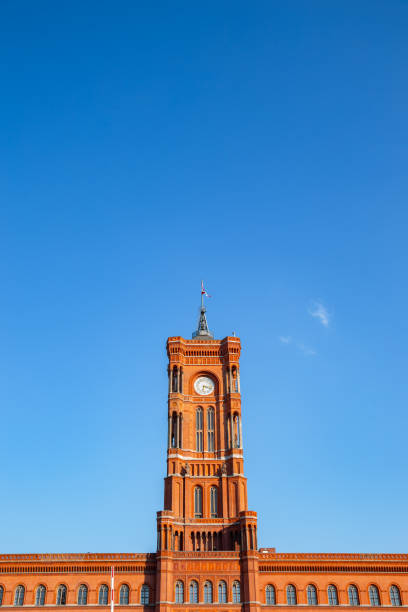 istock Red Town Hall Red City Hall in Berlin, Germany 1204533292