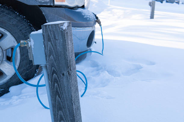 istock Vehicle Block Heater used in cold climates to warm engine 1204544699