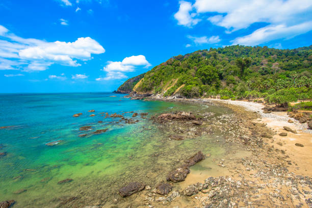 istock Island, Rock - Object, Summer, Tropical Climate, Wind 1204551158