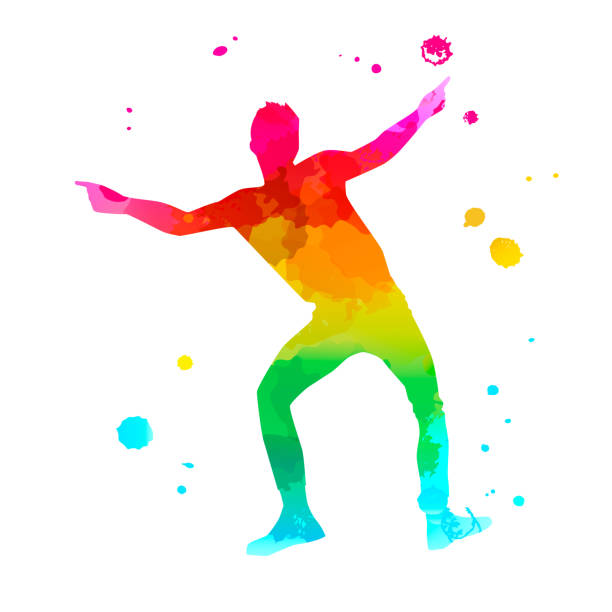 istock A male street dance hip hop dancer in silhouette 1204551324