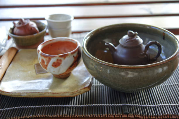 istock Still life Teapot set on the table 1204552186