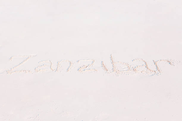istock Word handwritten on sandy beach with soft ocean wave on background 1204559186