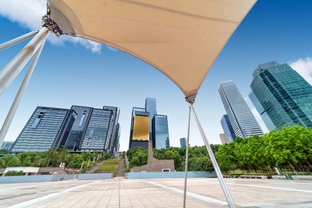 istock Chongqing's modern buildings 1204560791
