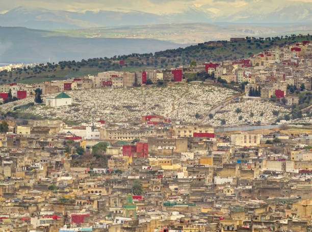 istock Fez medina cityscape, Morocco 1204563072