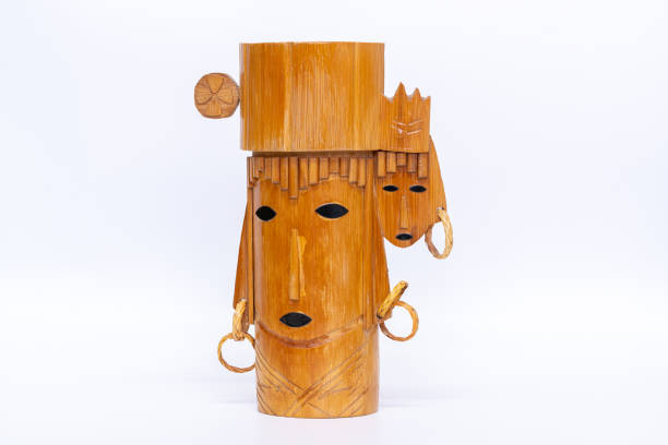 istock Use bamboo, wood, bamboo and handmade storage containers. Pen holder 1204568811