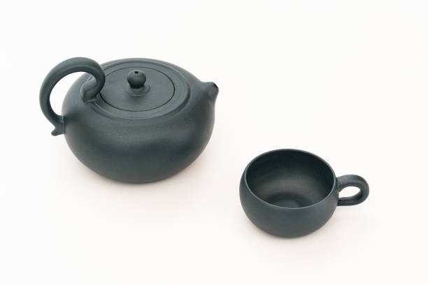 istock Chinese tea set，Chinese tea set isolated on a white background ，Chinese tea ceremony 1204569858