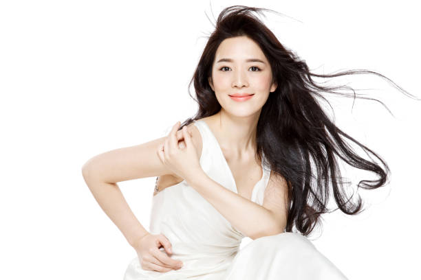 The young woman makeup portrait