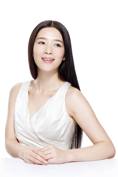 The young woman makeup portrait