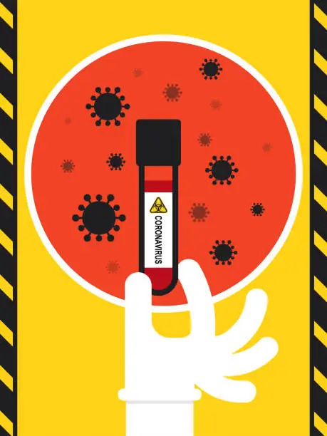 Vector illustration of Corona virus