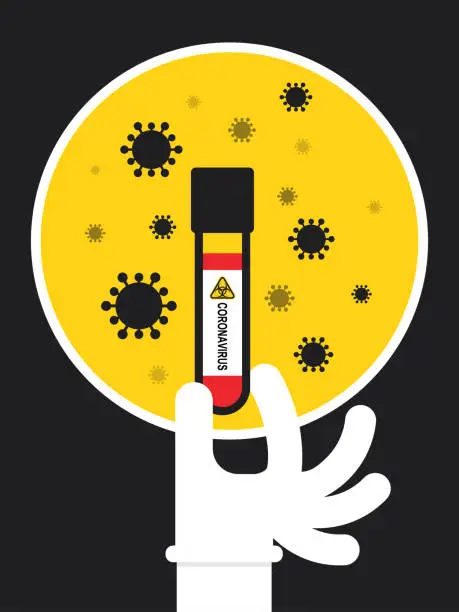 Vector illustration of Corona virus